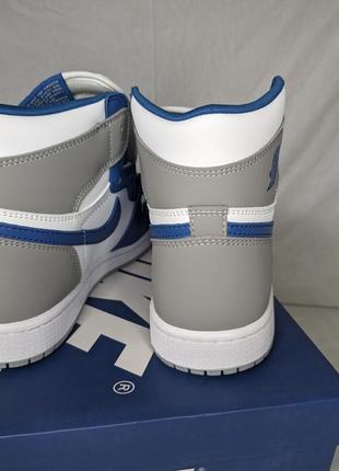 Air jordan 1 high og " true blue " оригинал5 фото