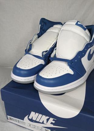 Air jordan 1 high og " true blue " оригинал2 фото