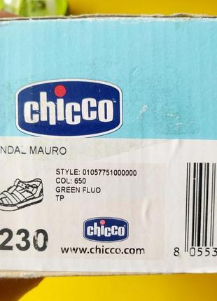 Босоножки chicco 23 р.5 фото