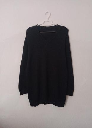 Довгий светр, натуральна туніка