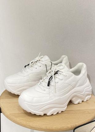 Zara 🔥 кроссовки легкие белые