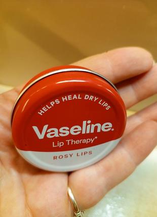 Бальзам для губ vaseline lip therapy rosy lips 20 г6 фото