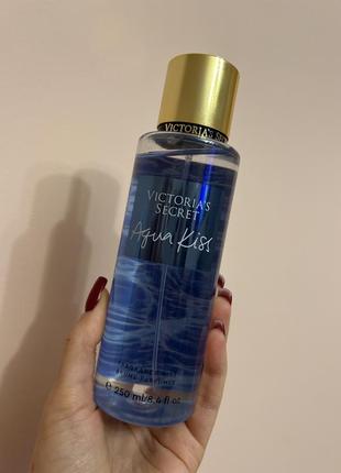 Спрей-мист victoria’s secret - aqua kiss 250 мл.💙 парфуми, духи, туалетна вода, спрей, тестер, пробнік