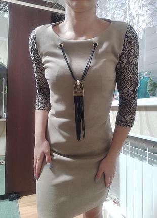 Замшеве платтячко