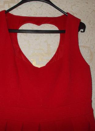 Новое красивое красное платье lovedrobe размер 14/48-50/xl6 фото
