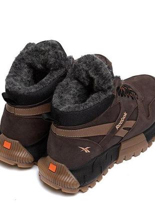 Мужские зимние кожаные ботинки reebok8 фото