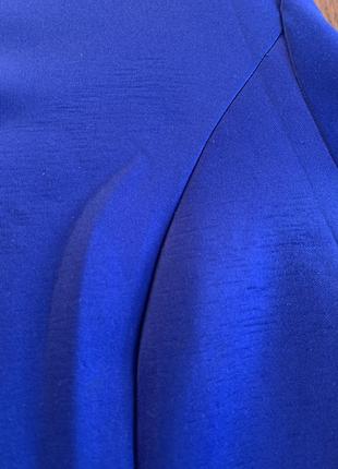 Платье мини в синем цвете4 фото