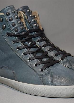 Кросівки-кеди crime london hi чоловічі шкіряні. індонезія. оригінал. 43 р./28 див.