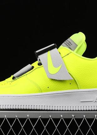 Кроссовки женские nike air force utility volt, зеленые, найк аир форс, кросівки
