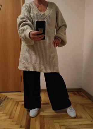 Теплий шикарний светр туніка. розмір 16-185 фото
