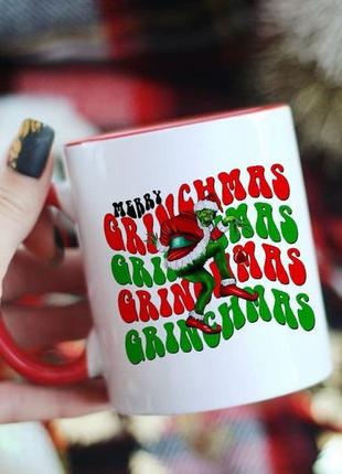 Новогодняя чашка гренч