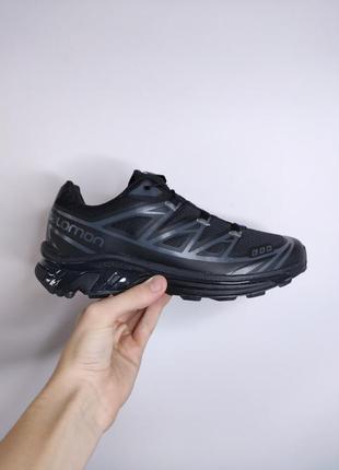 Кроссовки salomon xt-6 adv all black4 фото