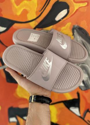 Nike шлёпанцы тапки 39 размер женские розовые оригинал1 фото