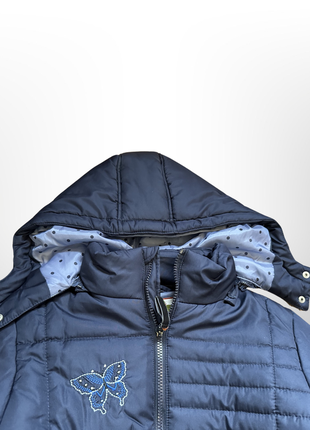Зимова куртка-пальто для дівчинки "quadrifoglio" польща6 фото