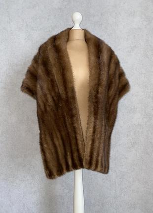 Норка накидка шуба