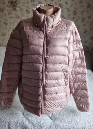 Женский деми ультралегкий пуховик без капюшона  outerwear   c a1 фото