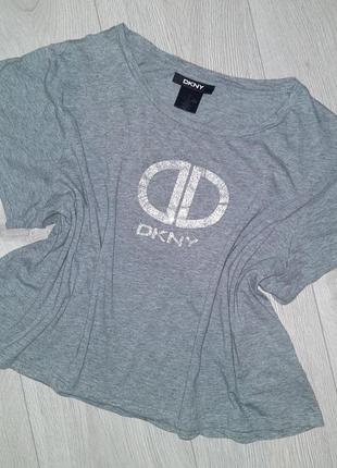 Модная футболка dkny donna karan фірмова футболка хлопок