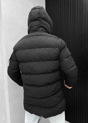 Зимняя куртка stone island black