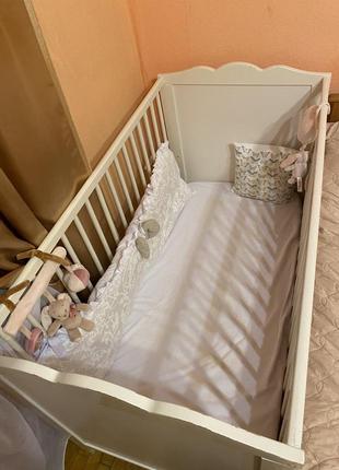 Дитяче ліжко з матрацом1 фото