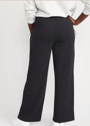 Женские широкие прямые  брюки old navy размер s-m толстый трикотаж4 фото