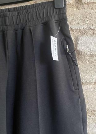 Женские широкие прямые  брюки old navy размер s-m толстый трикотаж8 фото