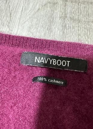 Кашеміровий светр 100% кашемір navyboot6 фото