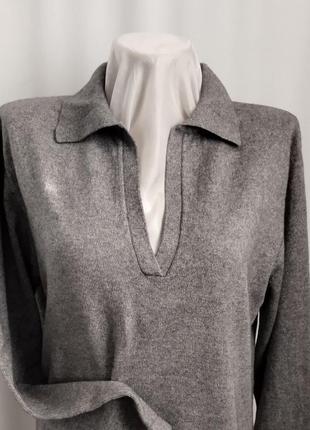 Базовий светр поло бренду barisal, шовк + кашемір3 фото