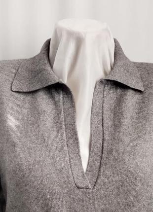 Базовий светр поло бренду barisal, шовк + кашемір4 фото