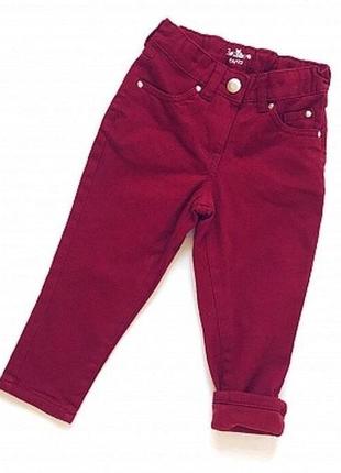 Теплый комплект - термо джинсы kuniboo и свитер lupilu для девочки, р.98/104, на 2-4 года, германия8 фото