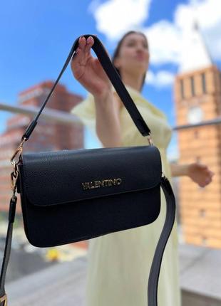 Жіноча сумка з еко-шкіри valentino молодіжна, брендова сумка-клатч маленька через плече