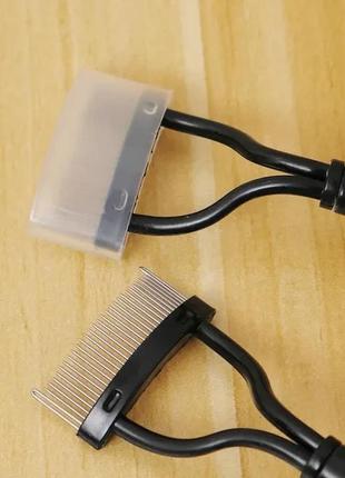 Металлическая щетка гребень для наращивания ресниц, расческа, разделитель. инструмент для макияжа, сепаратор3 фото