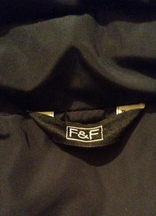 Полупальто стеганое с капюшоном f&f4 фото