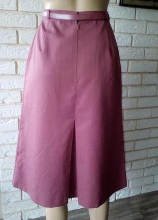Крутая юбка с кожаным ремешком на подкладке (45% шерсти) st.michael2 фото
