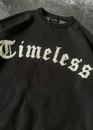 Свитер timeless свитшот лонгслив кофта рваный свитер bershka y2k lolita oldmoney vintage stuff stussy carhartt sk82 фото