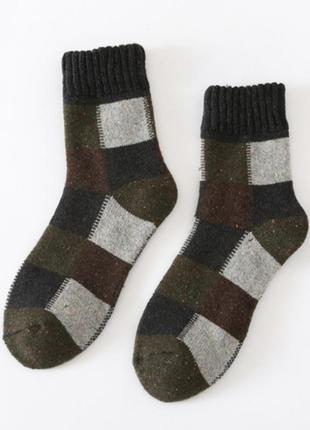 Вовняні шкарпетки теплі yibate 36-40 чорний2 фото