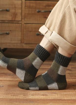 Шерстяные носки теплые yibate 37-40 черный