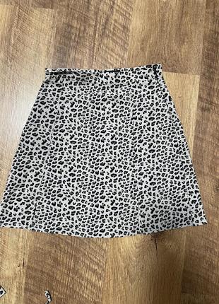 Юбка с анималистическим принтом
