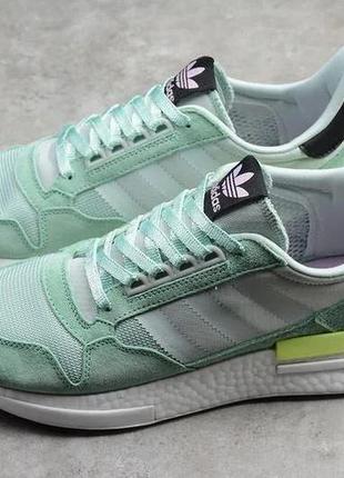 Кроссовки женские adidas zx 500, зеленые, адидас, кросівки7 фото