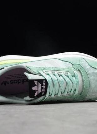 Кроссовки женские adidas zx 500, зеленые, адидас, кросівки4 фото