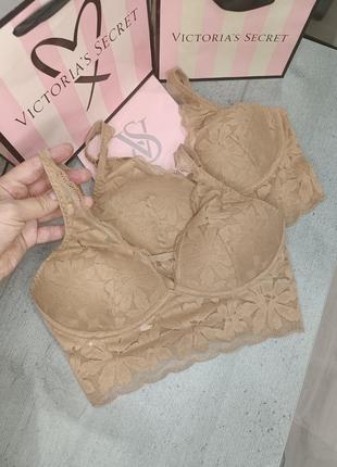 Кружевной бюстгальтер с небольшой подкладкой. pink. victoria’s secret. оригинал 🇺🇸