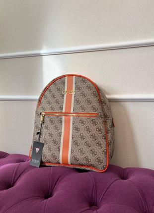 Рюкзак гесс guess backpack beige orange