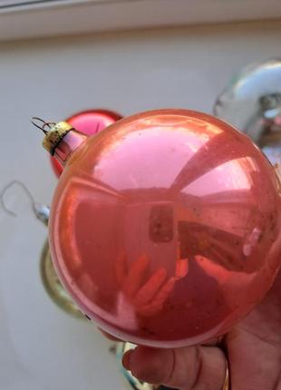 Вінтажні новорічні ялинкові кулі зір4 фото