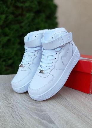 Кроссовки женские осень - зима nike air force 1