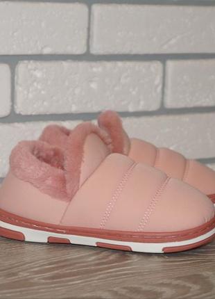 Дитячі тапочки із задником/закриті тапочки/чуні (розміри 26/27, 28/29, 30/31)