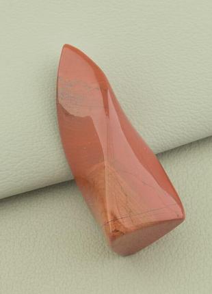 Червона яшма природне каміння, розмір 50х20 мм2 фото