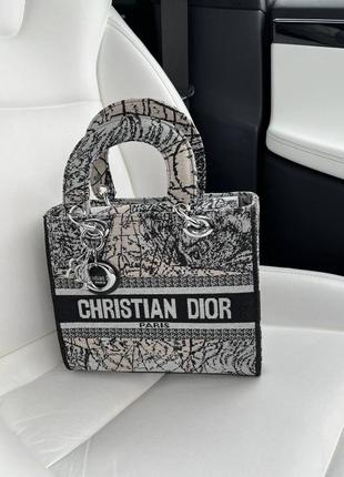 Сумка в стилі dior / dior lady black new7 фото