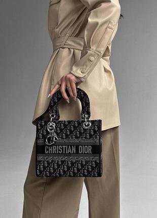 Сумочка в стилі dior / dior lady black new / сумочка для зошитів5 фото