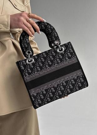 Сумочка в стилі dior / dior lady black new / сумочка для зошитів6 фото