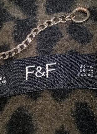 Стильное пальто от f&amp;f (англия)! новое состояние! р.42 eur6 фото