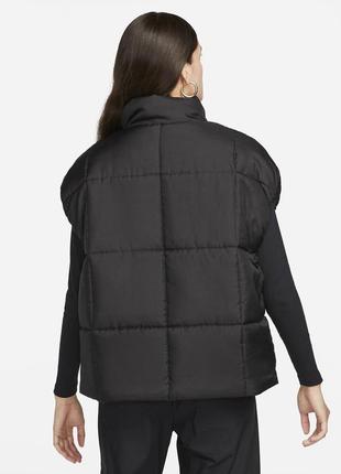 Жилетка жіноча nike sportswear classic puffer therma-fit loose gilet (fb7679-010)2 фото